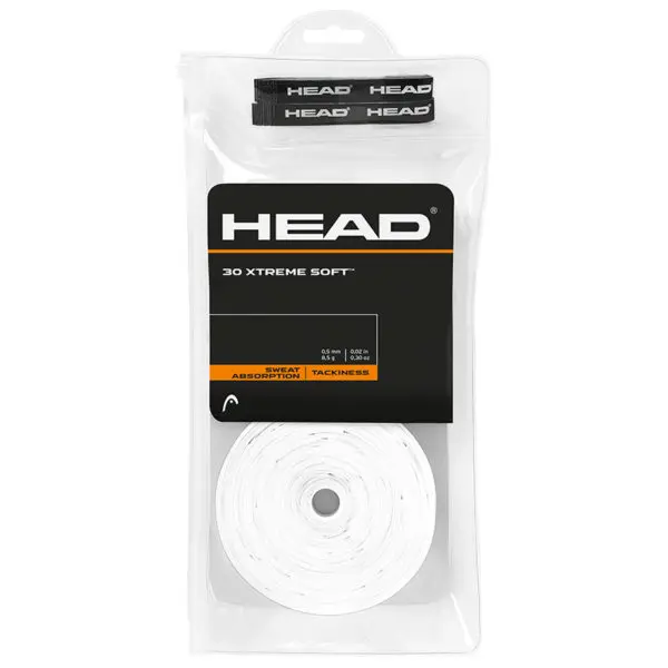 Head XtremeSoft Overgrip (White) 30 Pack