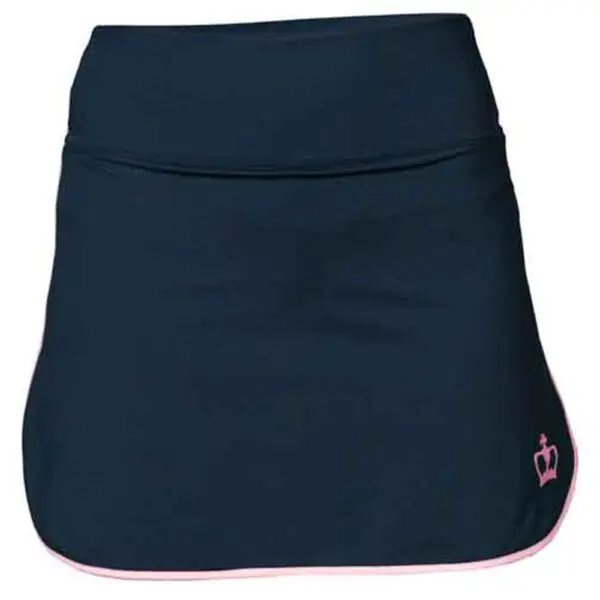 Black Crown Womens Skirt (Navy/Pink)