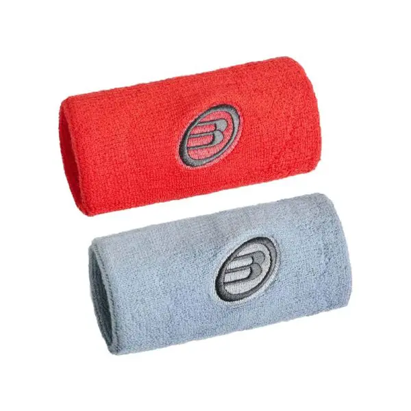 Bullpadel Wristband 2 Pack (Lava/Grey)