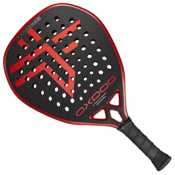Oxdog Ultimate Court Padel Racket 2026 (Black/Red)