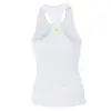 Women's white VisionTank top with a stylish back design - Padel Shack