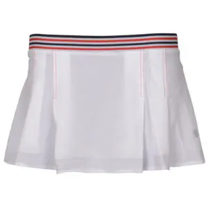 K-Swiss Women's Heritage Skirt in White - Front view