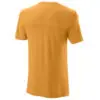 Men's orange competition top viewed from the back