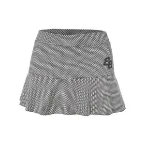 Elegant skort with a frame pattern
