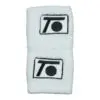 Topspin Logo Wristband in White - Padel Shack