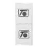 Topspin Logo Wristband XL White