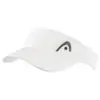 A white visor for women with the Pro Player logo on the front