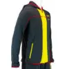 Hoody - gray hooded sweater with front pocket and drawstrings