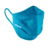 UYN bright blue jacket on a hanger
