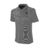 Black training polo shirt for men
