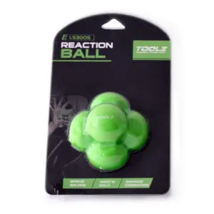 Image of a TOOLZ Reaktionsball - a small spherical training tool for improving reaction and coordination skills.