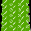 Padel racket with a black grip
