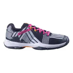 Babolat Womens Sensa Padel Shoes (Black/Roseberry)