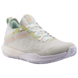 Head Womens Motion Pro Padel Shoe (White/Aqua) (2023)