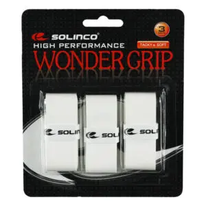 Solinco Wondergrip Overgrip (White) 3 pack