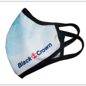 Black Crown Mask (White)
