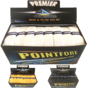 Pointfore Premier Perforated  PU Racket Replacement Grip 24 Box