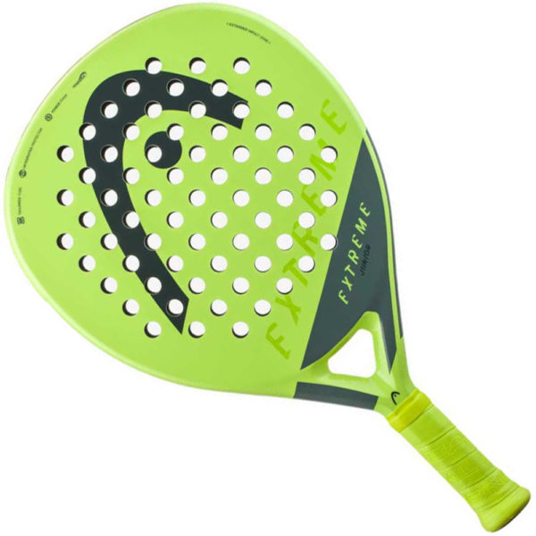 White and Blue Squash Racquet with Black Handle