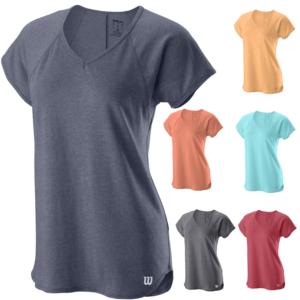 Wilson Training Womens V-Neck T-Shirt