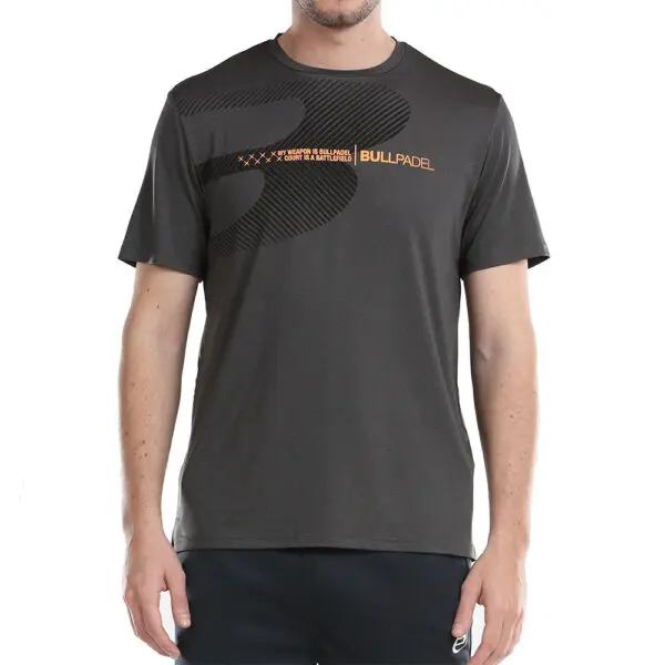 Bullpadel Mens Aires T-Shirt (Black) (2023) - Small