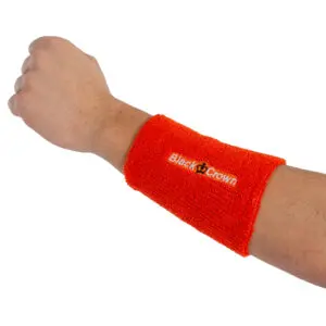 Black Crown Wristband Single Pack (Coral)