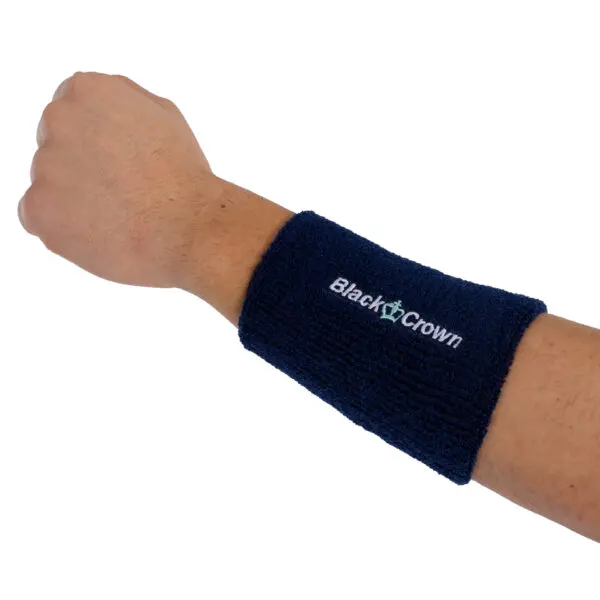Black Crown Wristband Single Pack (Blue)