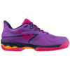 Mizuno Womens Wave Exceed Light 2 Padel Shoe (Hyacinth/White/Fuchsia Purple) (2024)
