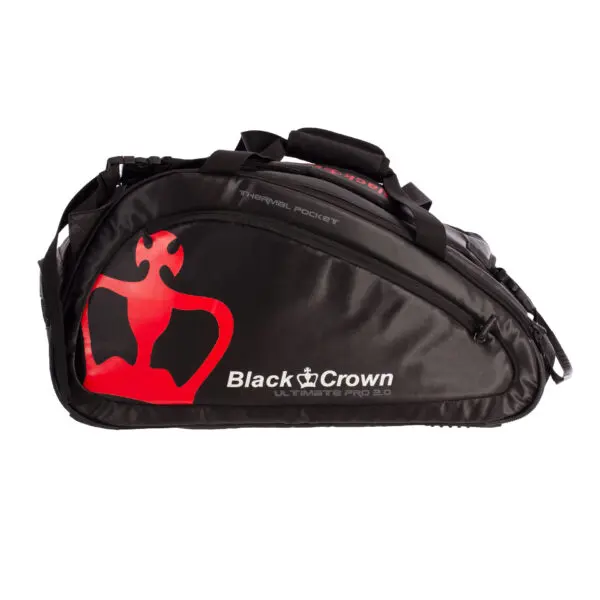 Black Crown Ultimate Padel Pro 2.0 Racket Bag (Black/Red)(2024)
