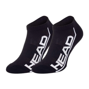 Head Mens Performance Stripe Sneaker Socks Black (2 Pack)