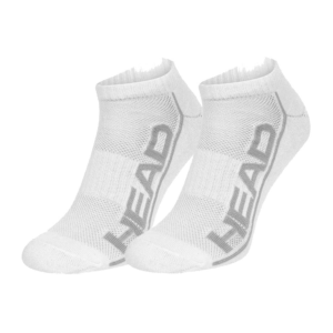 Head Mens Performance Stripe Sneaker Socks White (2 Pack)