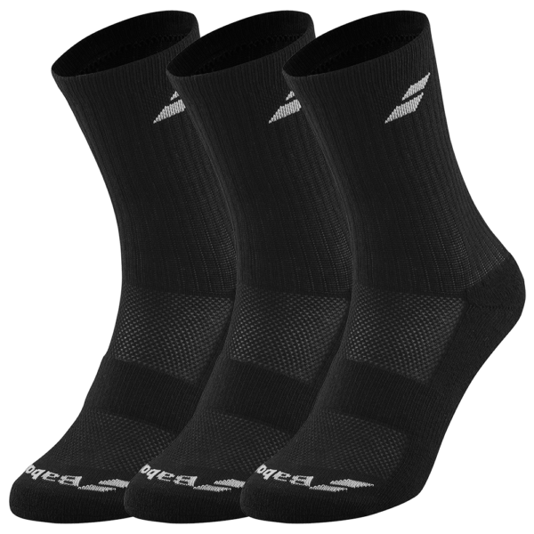 Babolat Socks (3 Pairs) (Black/Black)