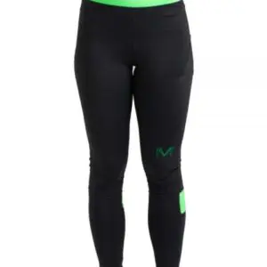 Black Crown Womens MM Leggings (Black/Green) - Size: X-Large