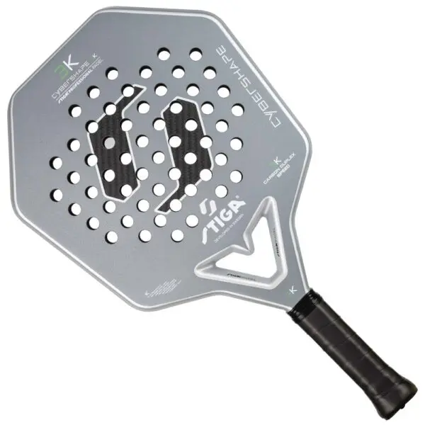 Stiga 3K 2 Cybershape Padel Racket (Grey)
