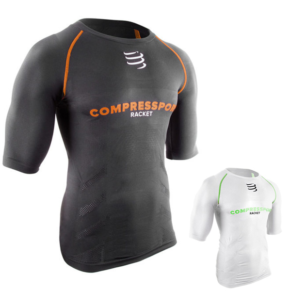 Compressport Racket On/Off Short Sleeve Compression Top