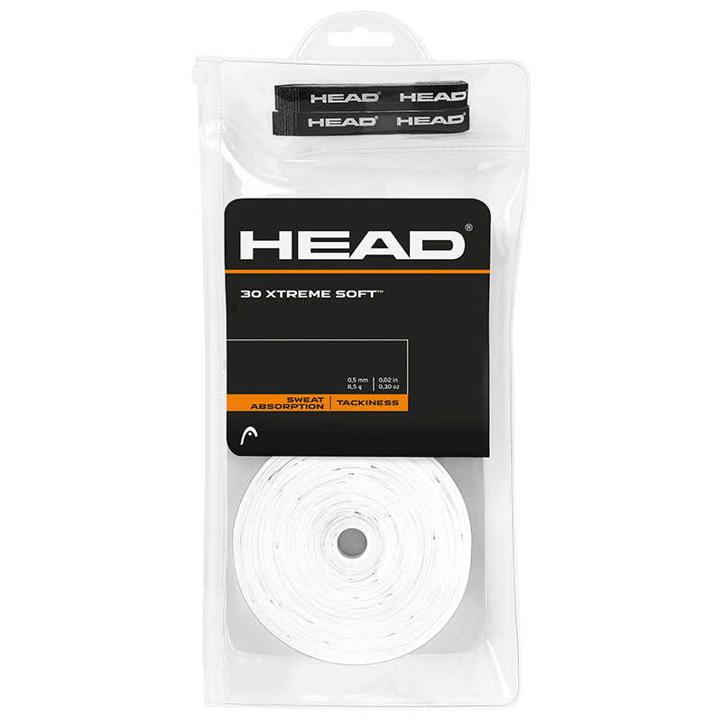 Head XtremeSoft Overgrip (White) 30 Pack