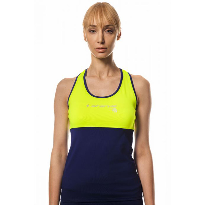 StarVie Womens Action Top (Navy/Yellow)