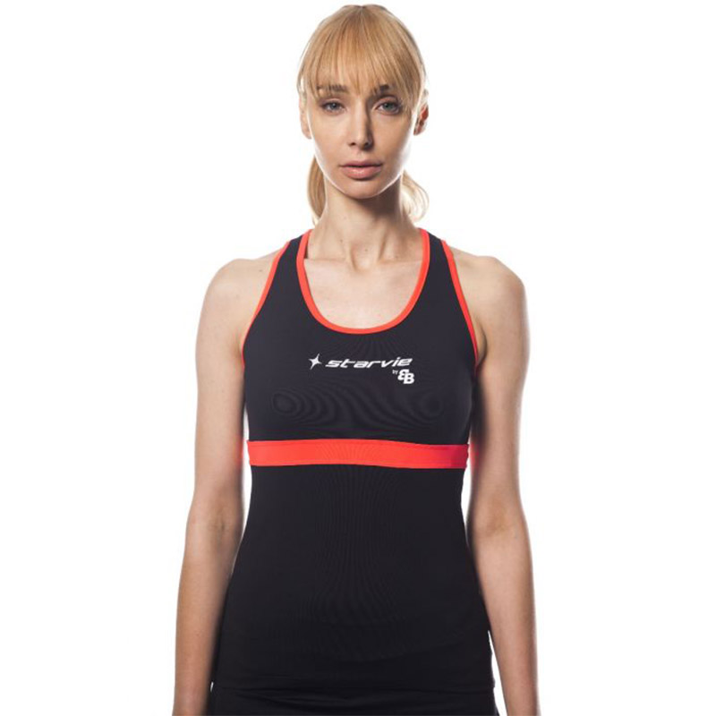 StarVie Womens SV Top (Black/Pink)