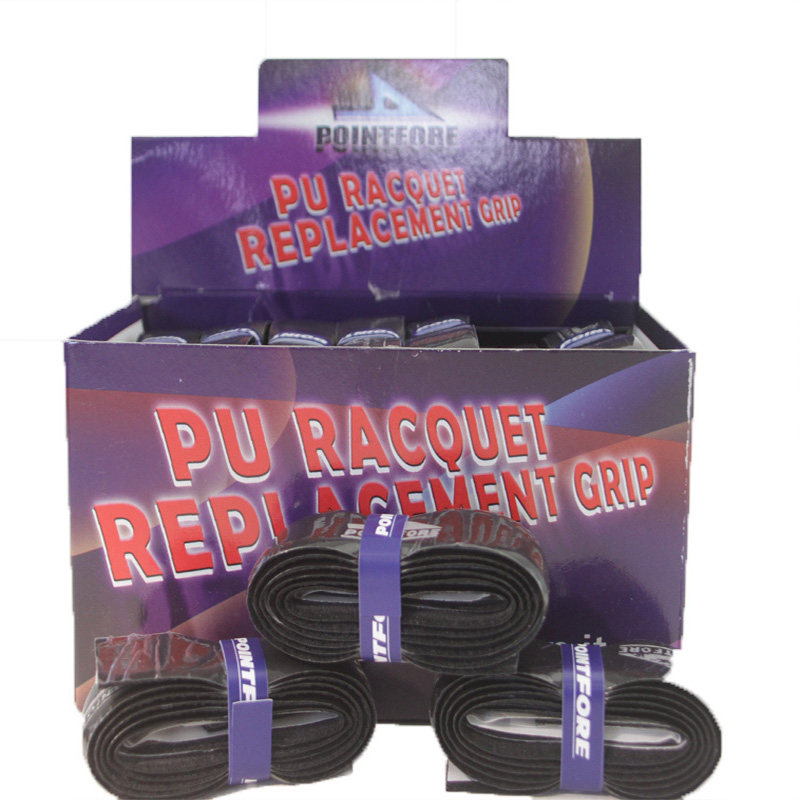 Pointfore PU Racket Replacement Grip (Black) 24 box