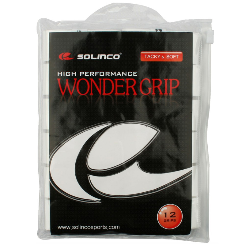 Solinco Wondergrip Overgrip (White) 12 pack