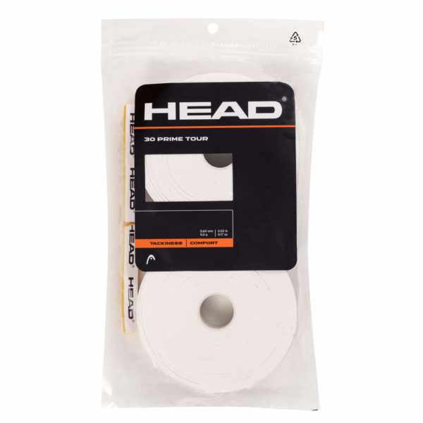 Head Prime Tour Overgrip 30 Roll (White)