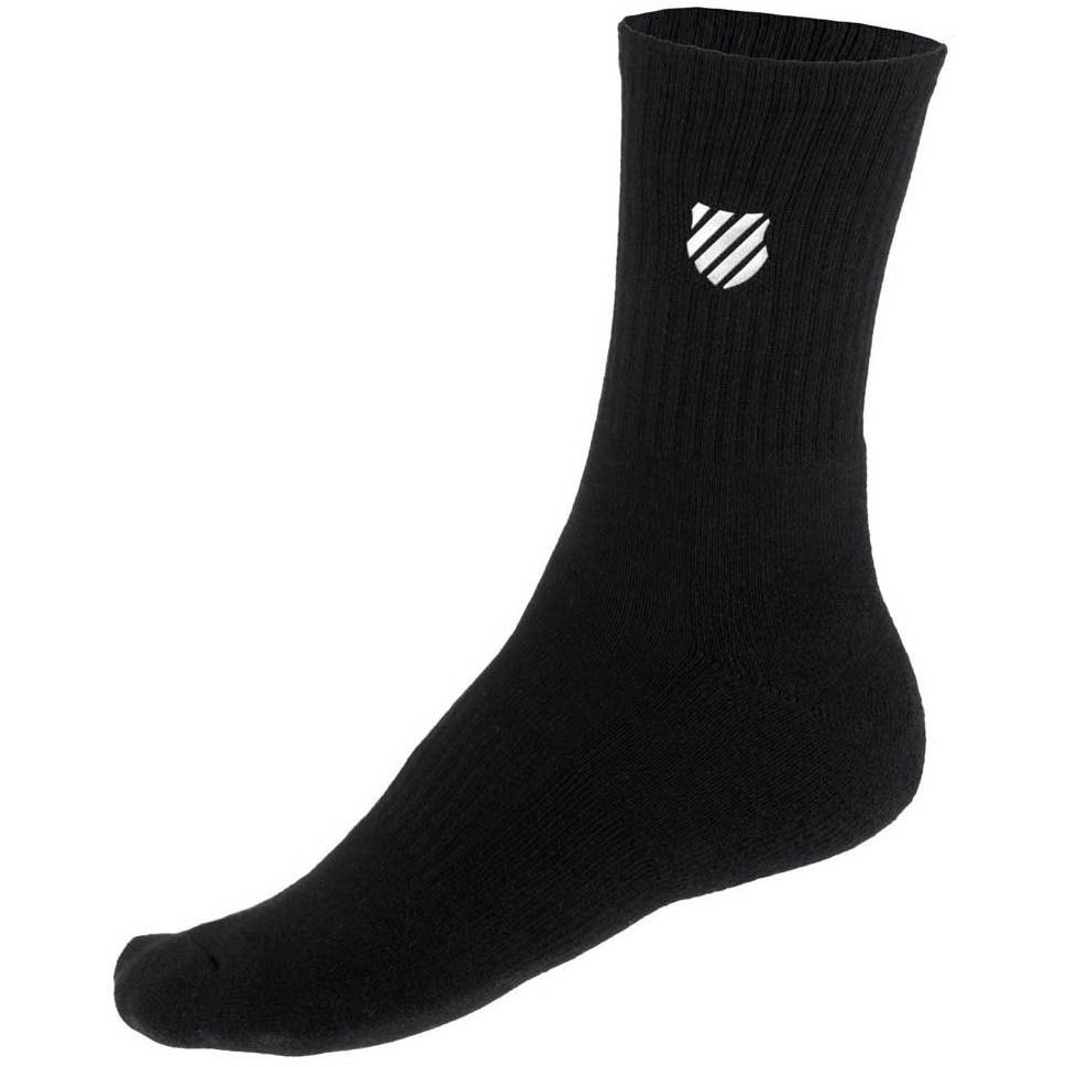 K-Swiss Men's Hypercourt Socks (Black) (2 Pack)