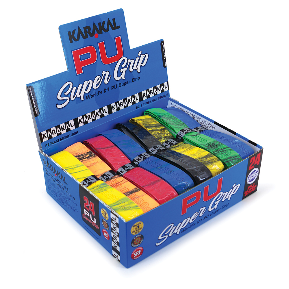 Karakal PU Super Replacement Grip Multi 24 box