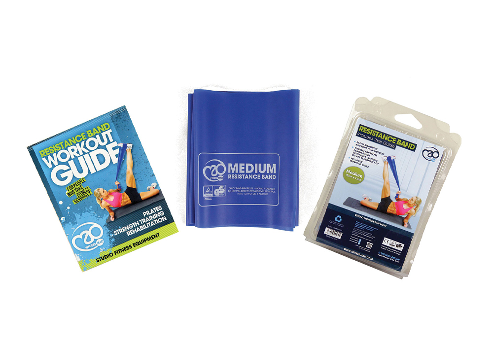 Fitness-Mad Medium Resistance Band (Blue)