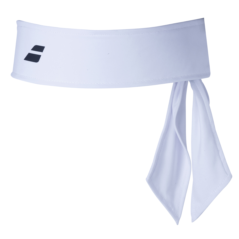 Babolat Tie Headband (White)
