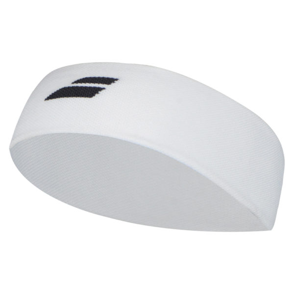 Babolat Logo Headband (White/Black)