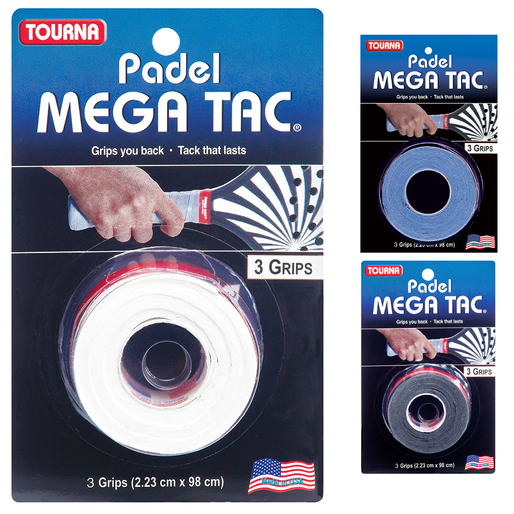 Tourna Grip Padel Mega Tac Overgrip (3 Roll)