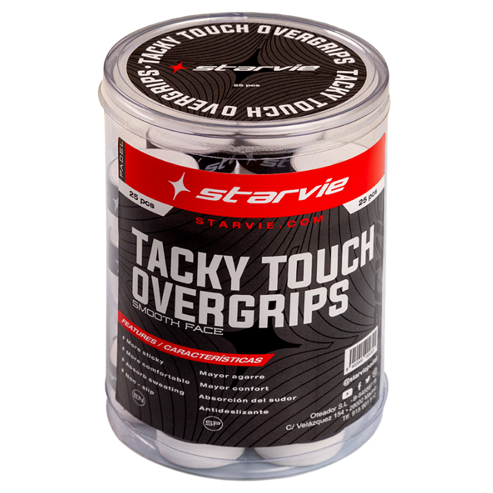 StarVie Tacky Touch Padel Overgrip (25 Tub)