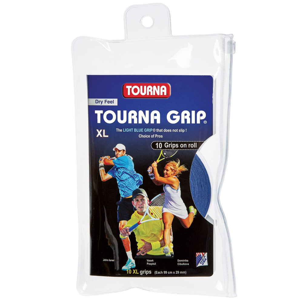 Tourna Grip Original XL Overgrip (Blue) 10 Roll