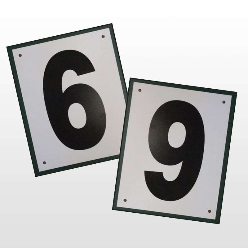 Edwards Court Number Plates