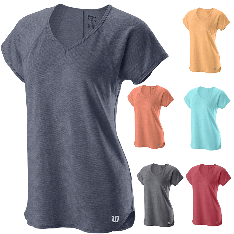 Wilson Training Womens V-Neck T-Shirt